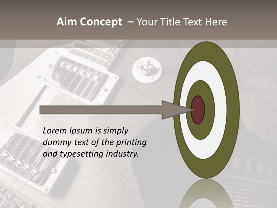 Electric Music Entertainment PowerPoint Template