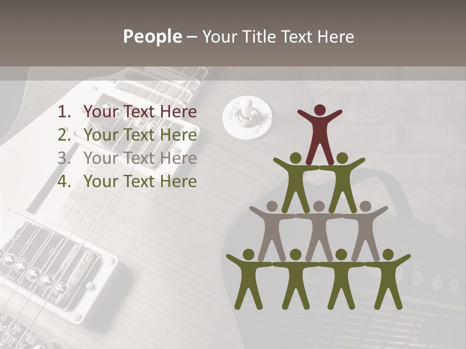 Electric Music Entertainment PowerPoint Template