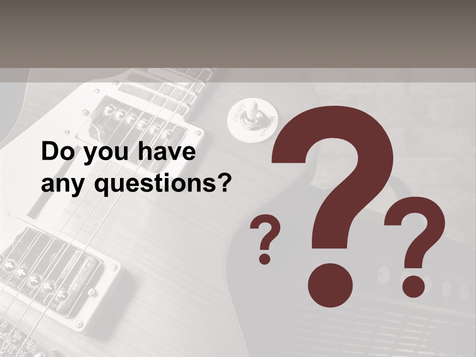 Electric Music Entertainment PowerPoint Template