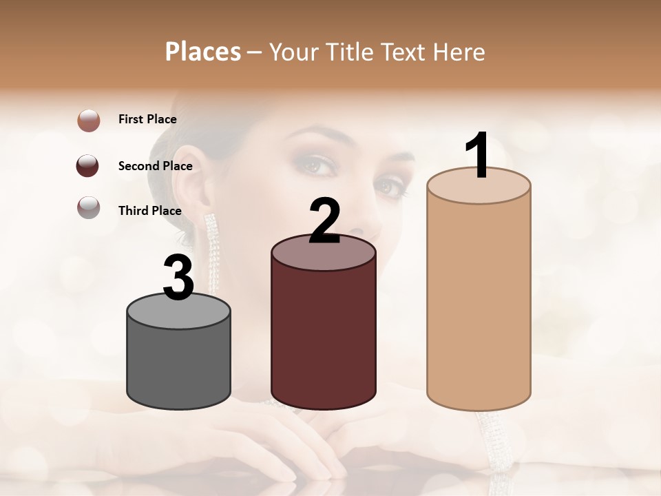 Women Necklace Bracelet PowerPoint Template