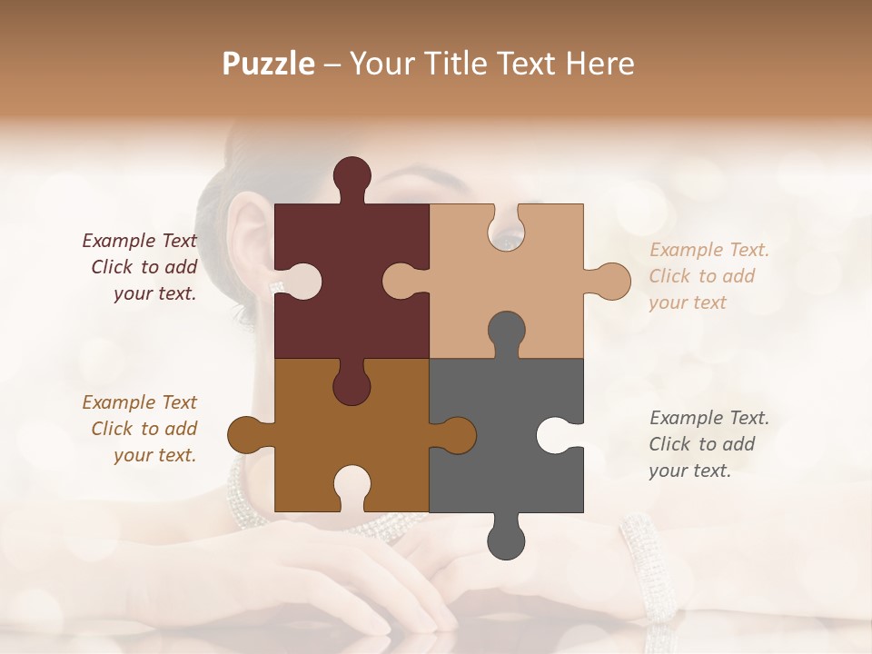 Women Necklace Bracelet PowerPoint Template