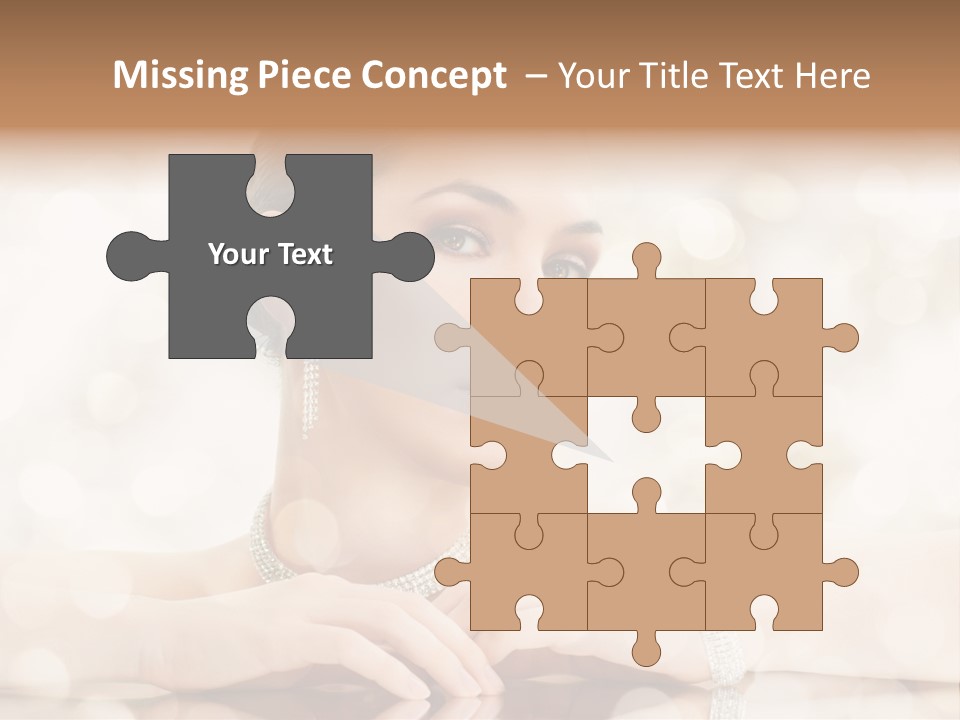 Women Necklace Bracelet PowerPoint Template