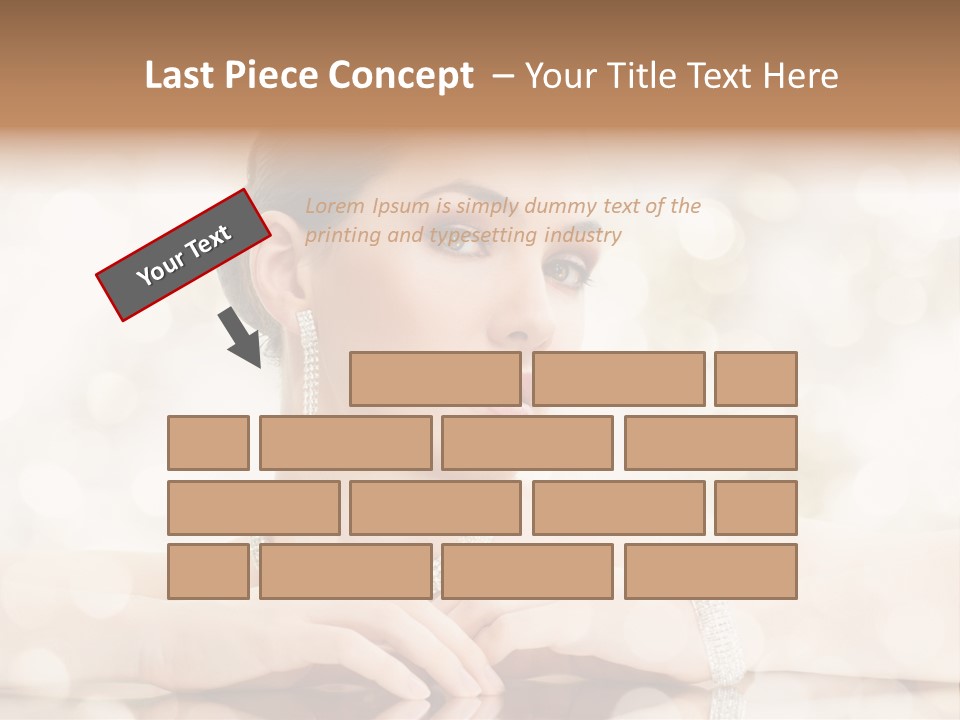 Women Necklace Bracelet PowerPoint Template