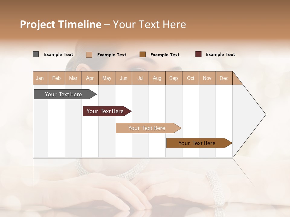 Women Necklace Bracelet PowerPoint Template