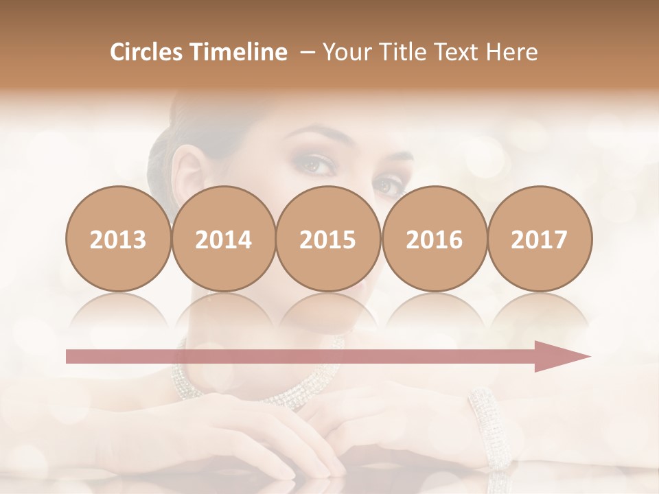 Women Necklace Bracelet PowerPoint Template