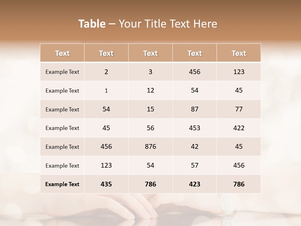 Women Necklace Bracelet PowerPoint Template