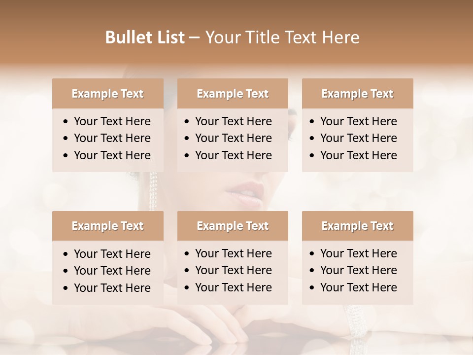 Women Necklace Bracelet PowerPoint Template