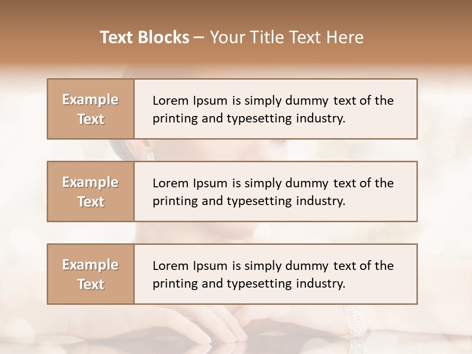 Women Necklace Bracelet PowerPoint Template