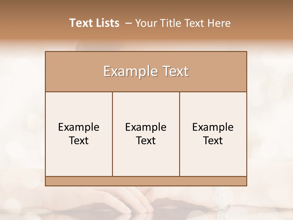 Women Necklace Bracelet PowerPoint Template