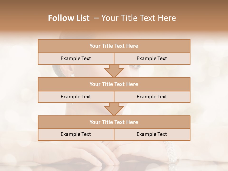 Women Necklace Bracelet PowerPoint Template