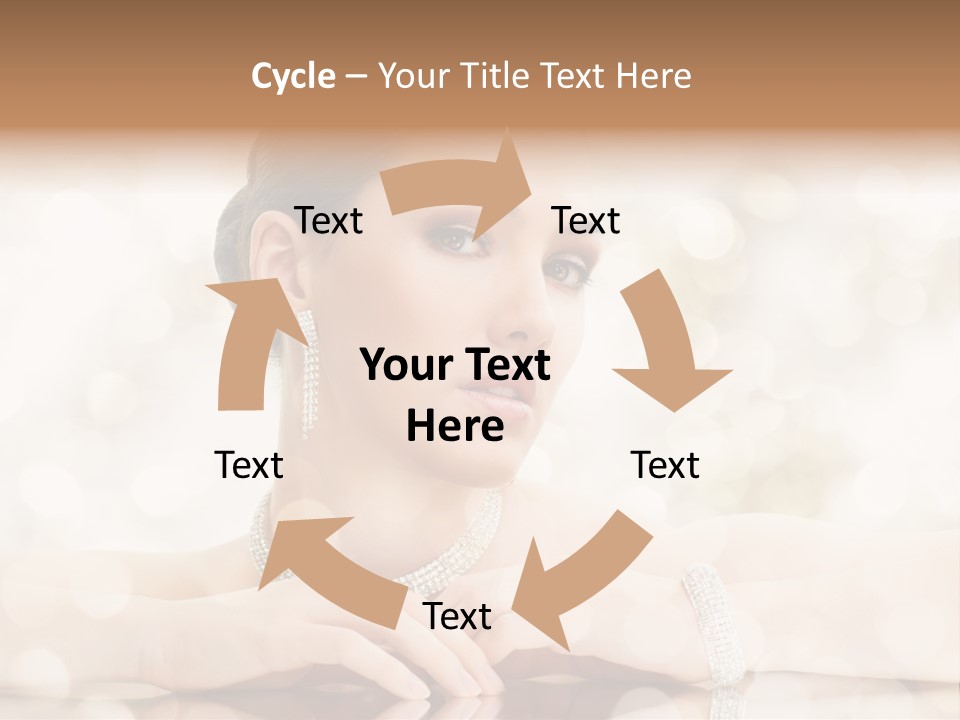 Women Necklace Bracelet PowerPoint Template