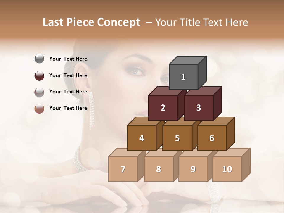 Women Necklace Bracelet PowerPoint Template