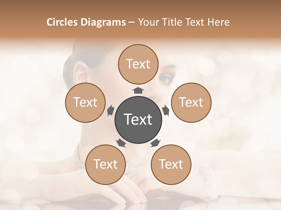 Women Necklace Bracelet PowerPoint Template