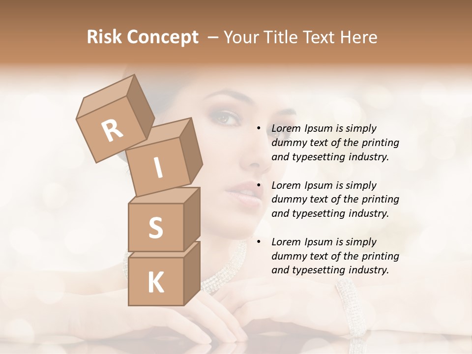 Women Necklace Bracelet PowerPoint Template