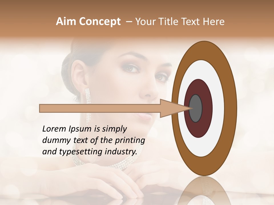 Women Necklace Bracelet PowerPoint Template