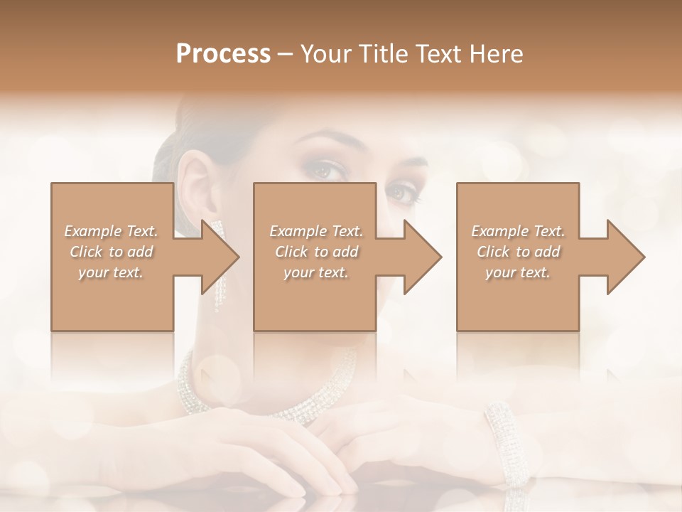 Women Necklace Bracelet PowerPoint Template