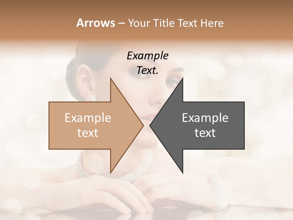 Women Necklace Bracelet PowerPoint Template