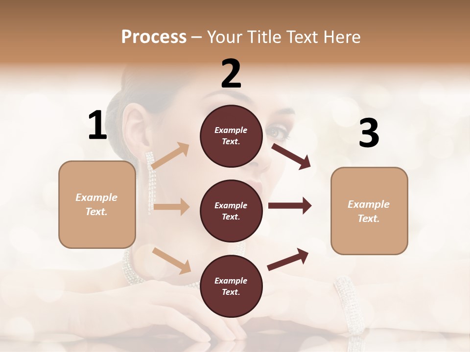 Women Necklace Bracelet PowerPoint Template