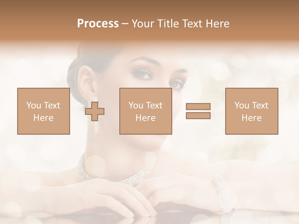 Women Necklace Bracelet PowerPoint Template