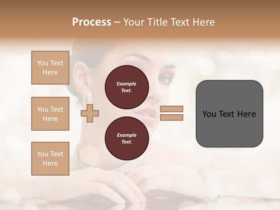 Women Necklace Bracelet PowerPoint Template