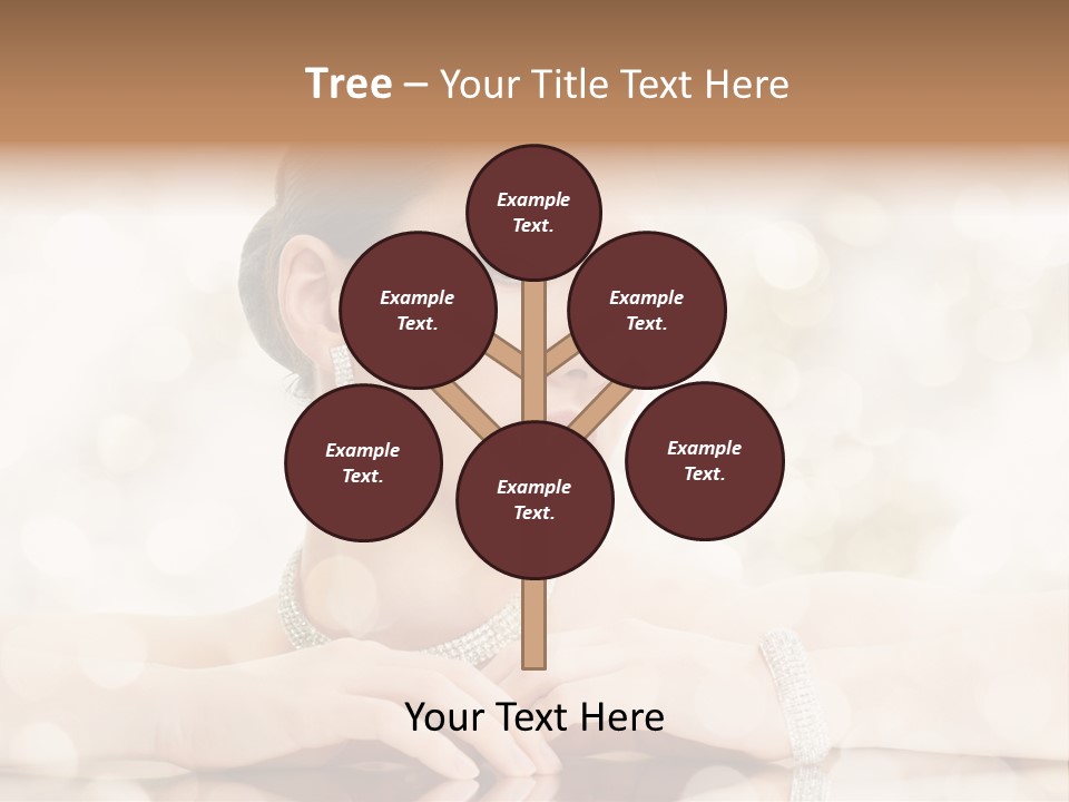 Women Necklace Bracelet PowerPoint Template