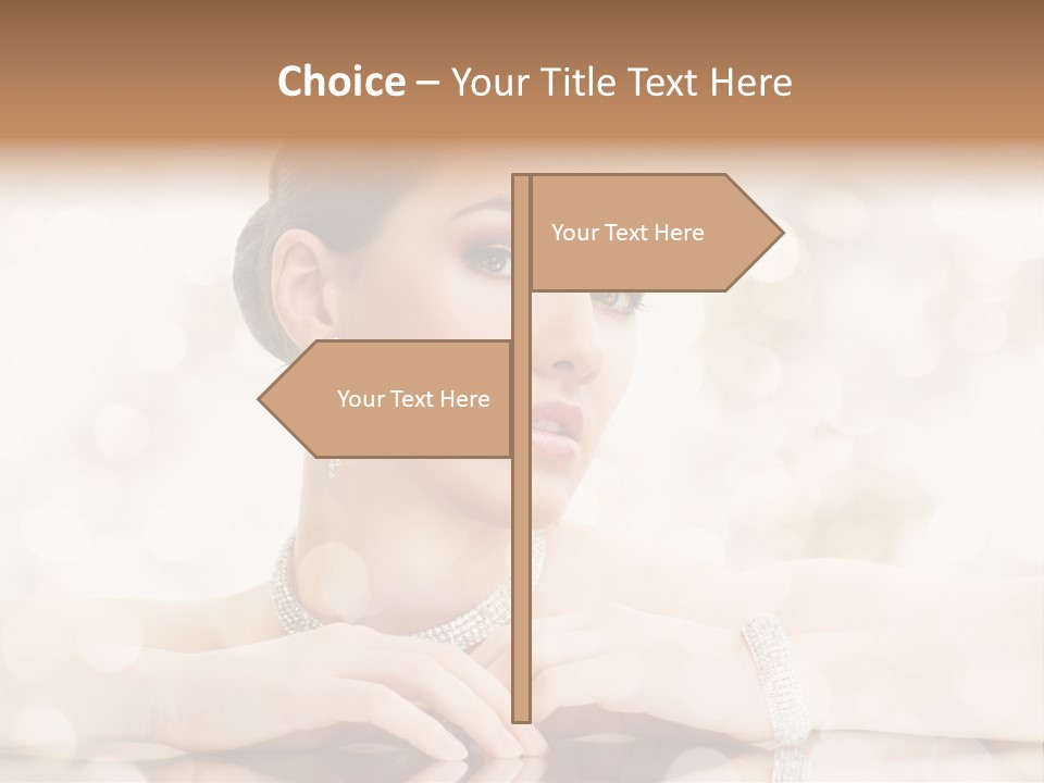 Women Necklace Bracelet PowerPoint Template