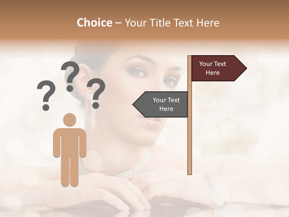 Women Necklace Bracelet PowerPoint Template