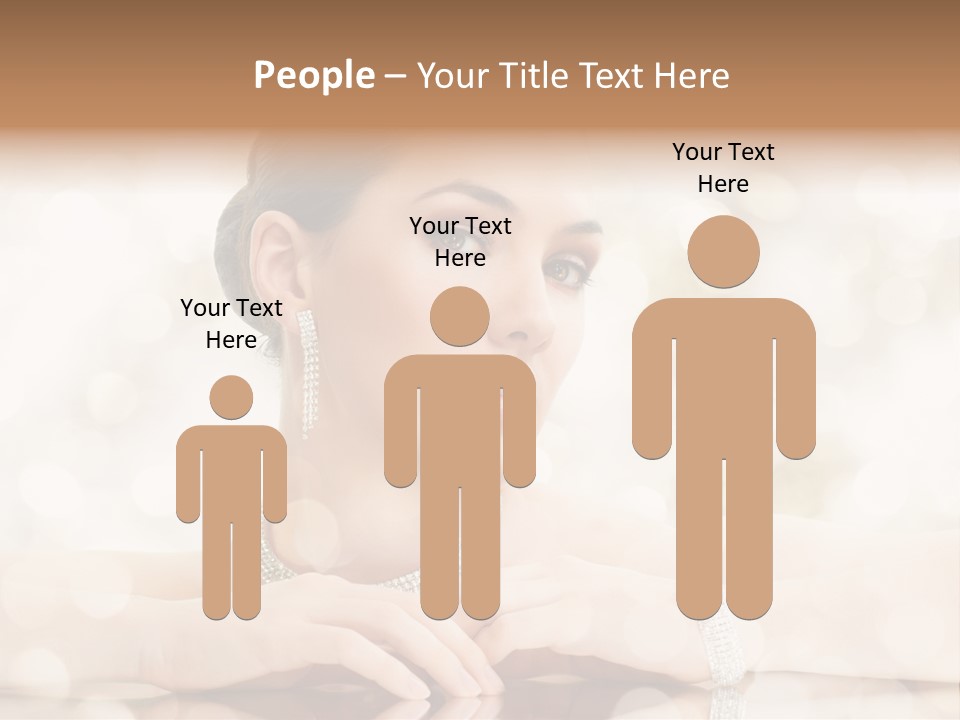 Women Necklace Bracelet PowerPoint Template