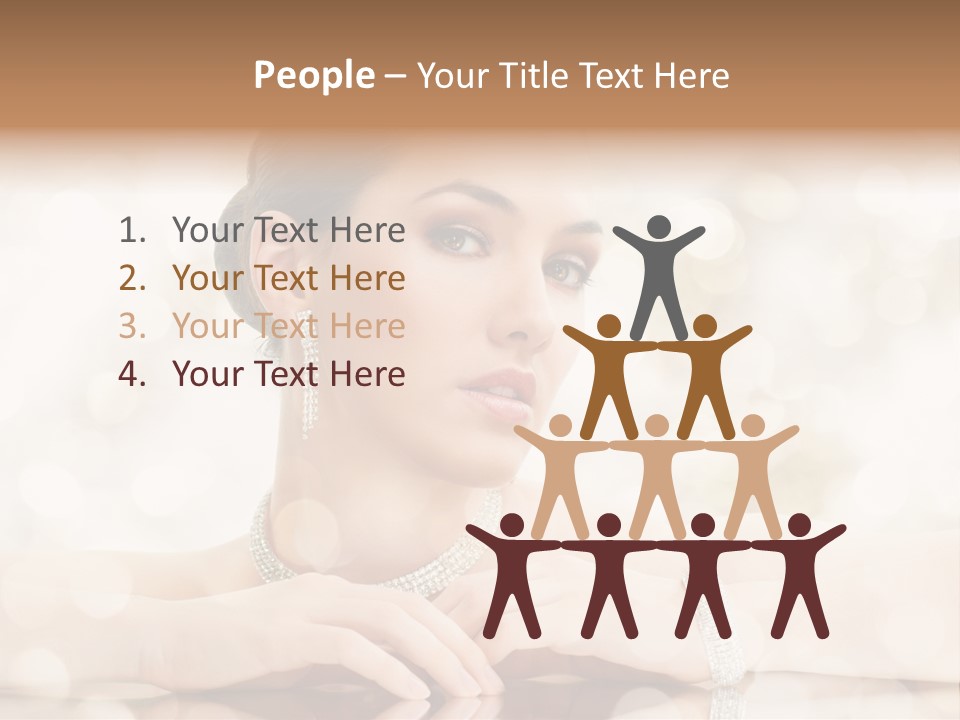 Women Necklace Bracelet PowerPoint Template