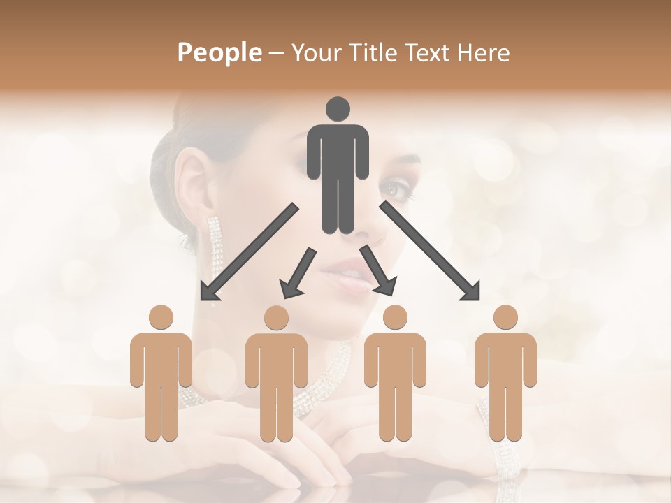 Women Necklace Bracelet PowerPoint Template