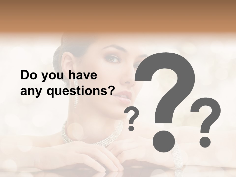 Women Necklace Bracelet PowerPoint Template