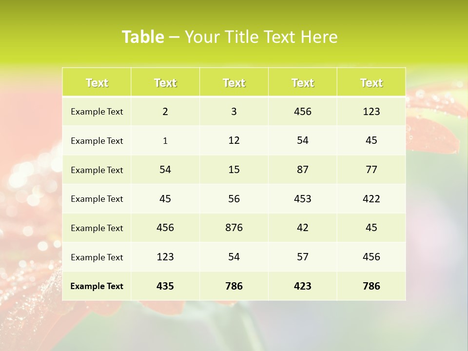 Flora Blooms Daisies PowerPoint Template