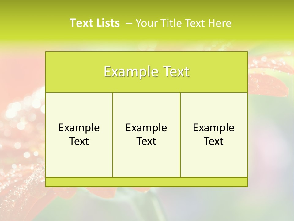 Flora Blooms Daisies PowerPoint Template