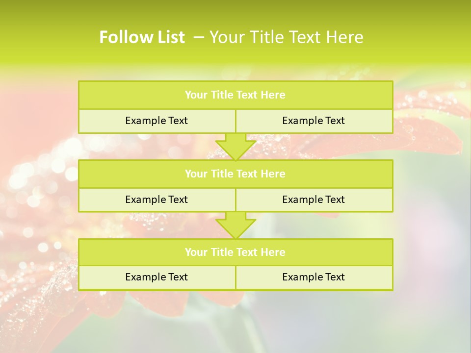 Flora Blooms Daisies PowerPoint Template