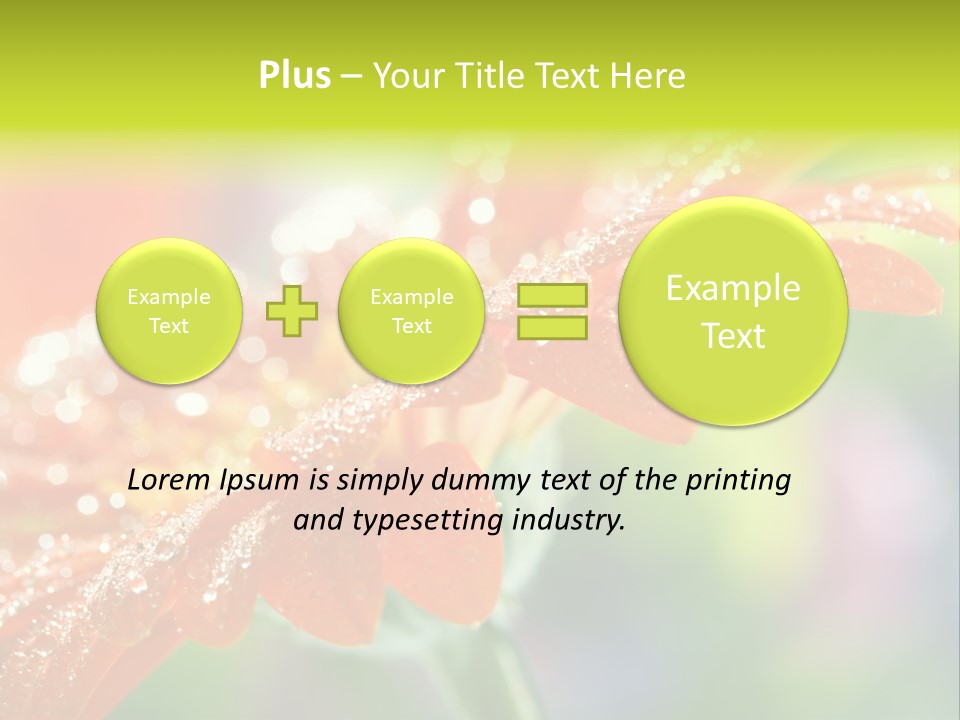 Flora Blooms Daisies PowerPoint Template