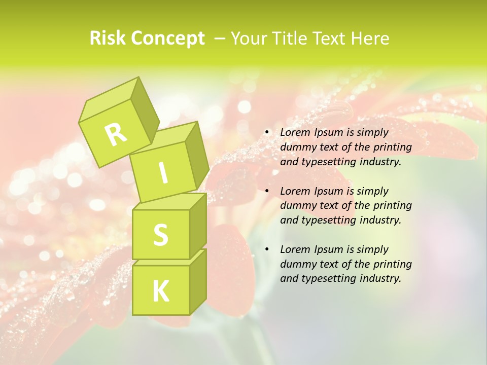 Flora Blooms Daisies PowerPoint Template