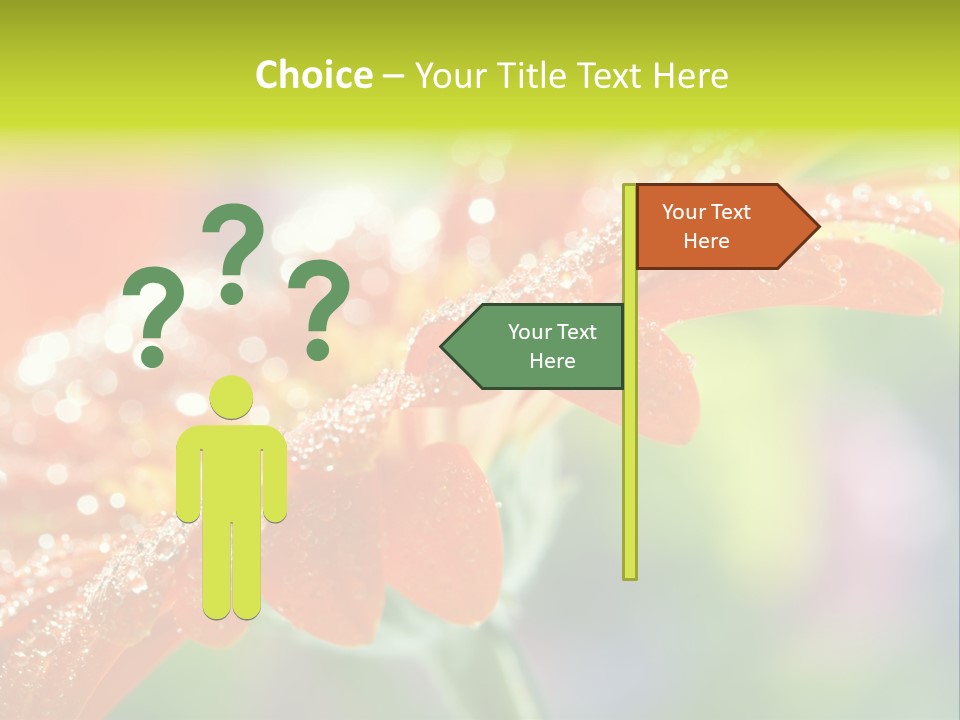 Flora Blooms Daisies PowerPoint Template