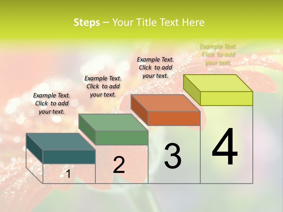 Flora Blooms Daisies PowerPoint Template