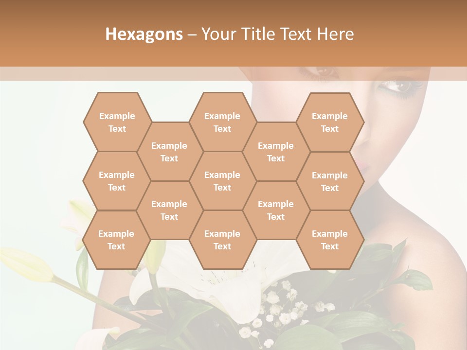 Pretty Girl Female PowerPoint Template