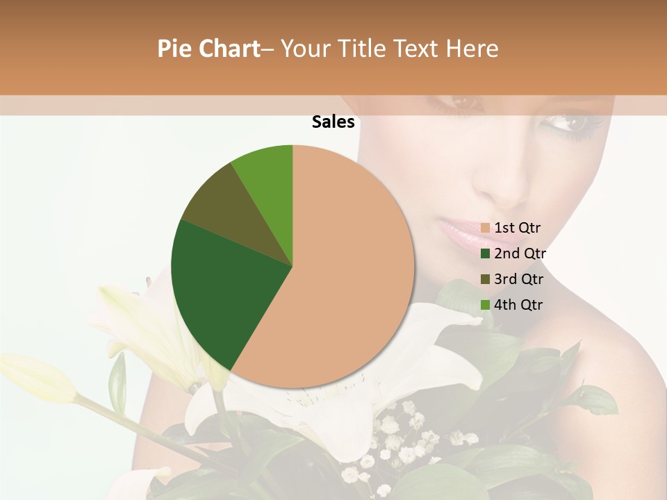 Pretty Girl Female PowerPoint Template