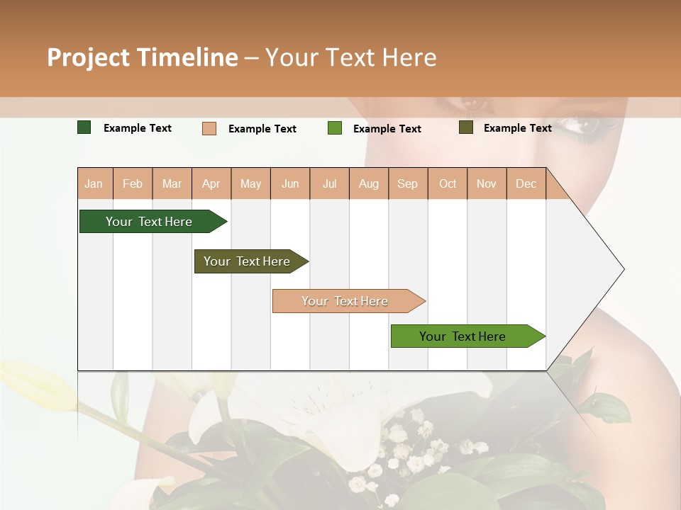 Pretty Girl Female PowerPoint Template