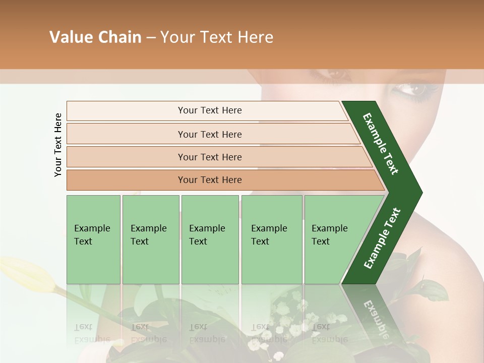 Pretty Girl Female PowerPoint Template