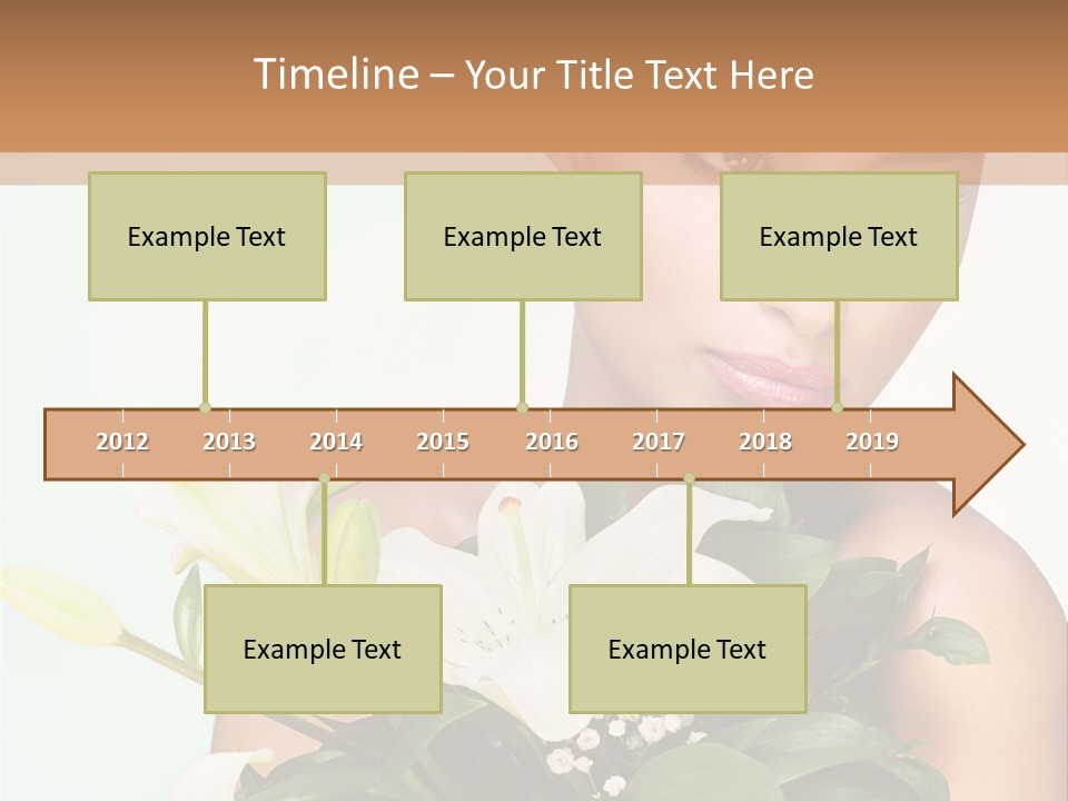 Pretty Girl Female PowerPoint Template