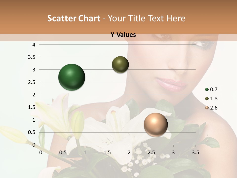 Pretty Girl Female PowerPoint Template