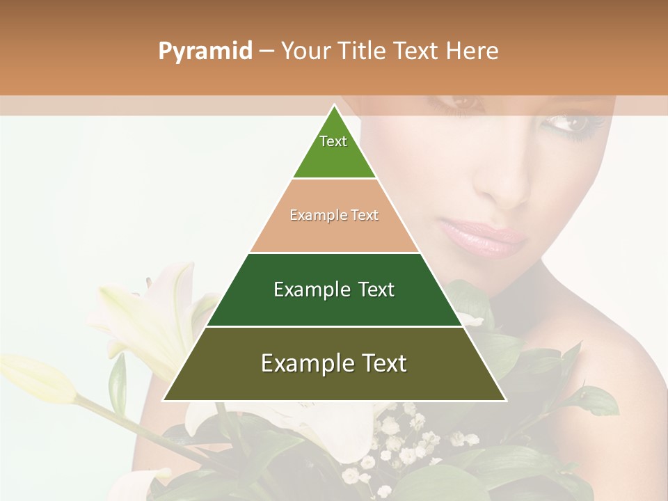 Pretty Girl Female PowerPoint Template