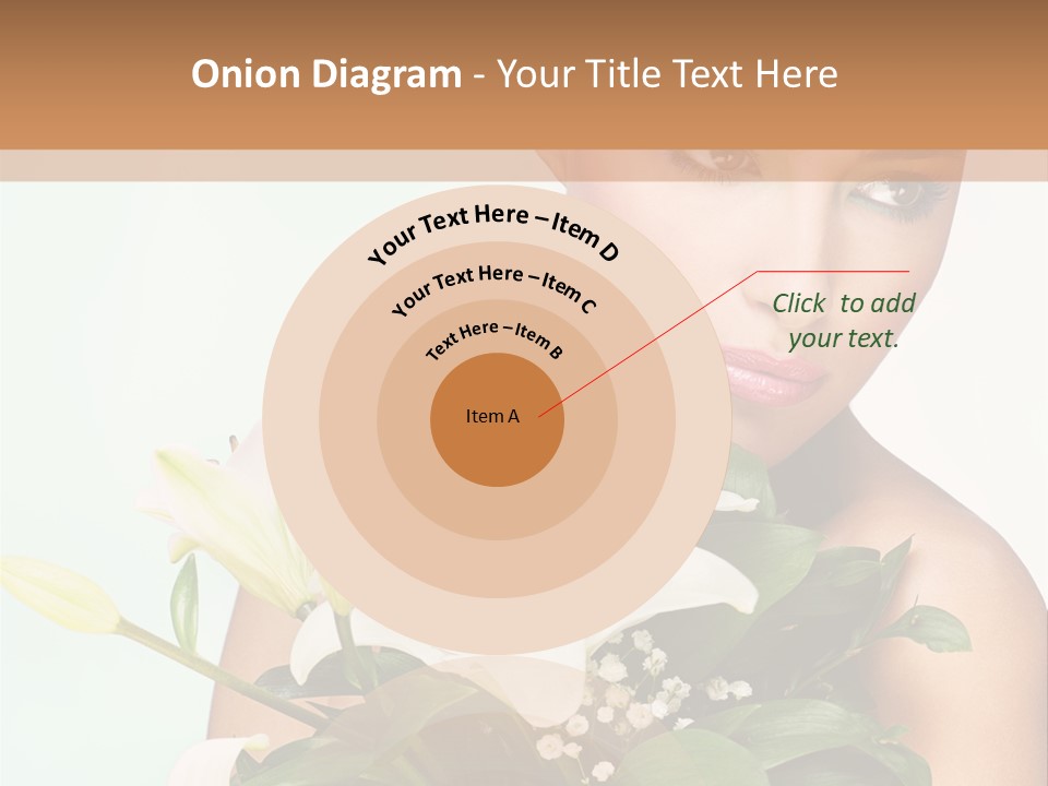 Pretty Girl Female PowerPoint Template