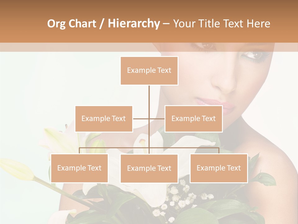 Pretty Girl Female PowerPoint Template