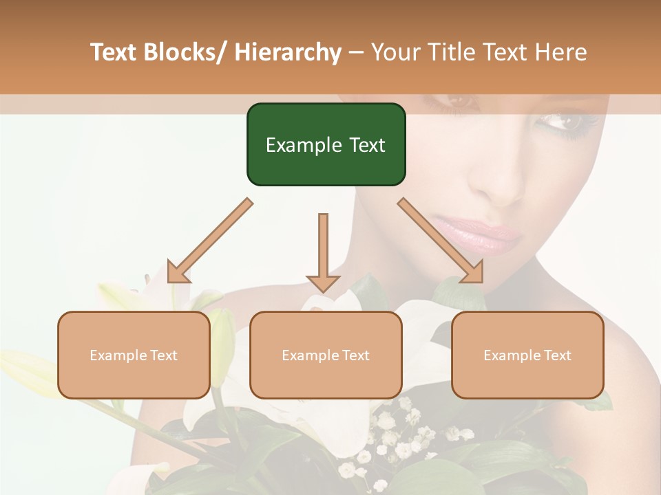 Pretty Girl Female PowerPoint Template