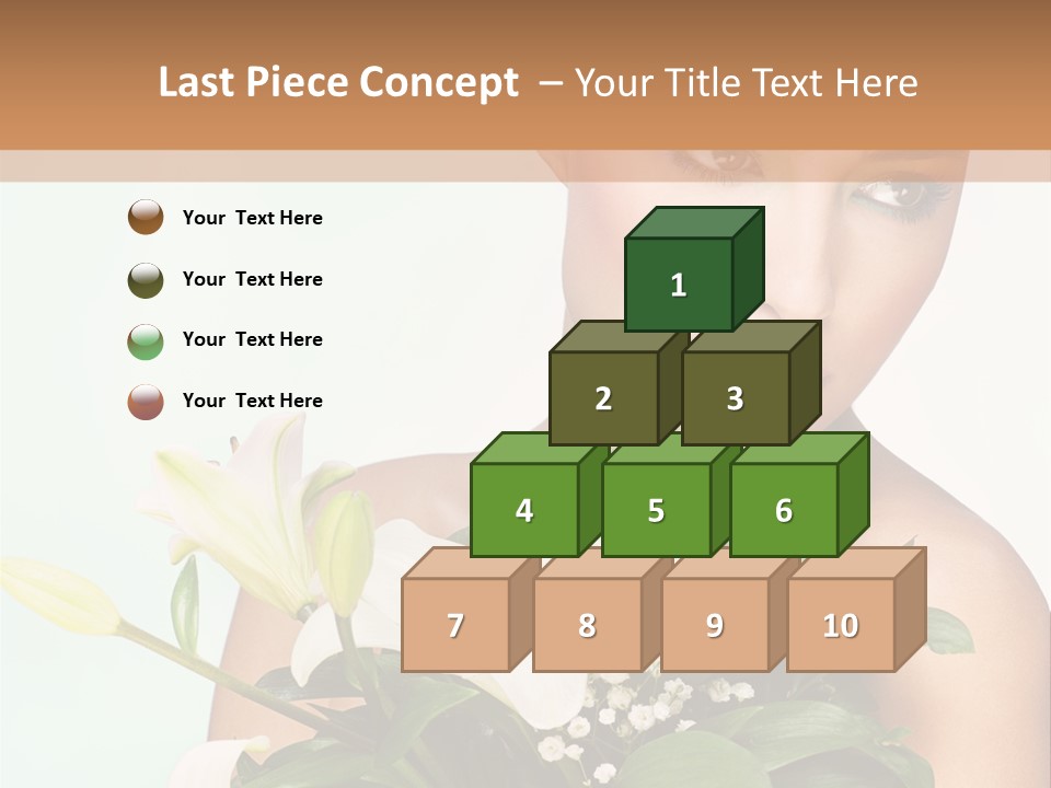 Pretty Girl Female PowerPoint Template