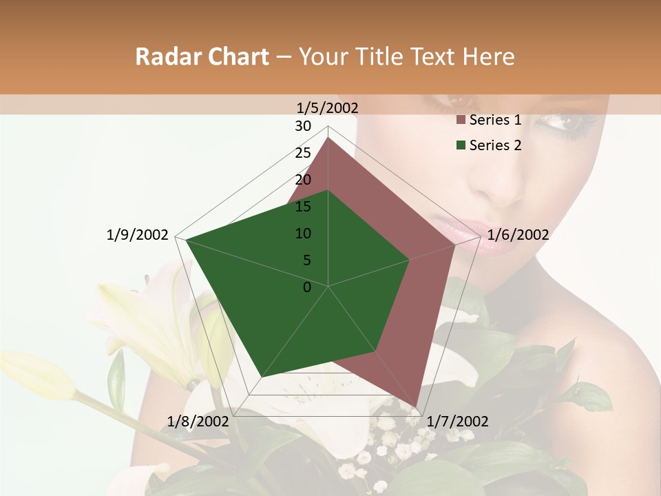 Pretty Girl Female PowerPoint Template